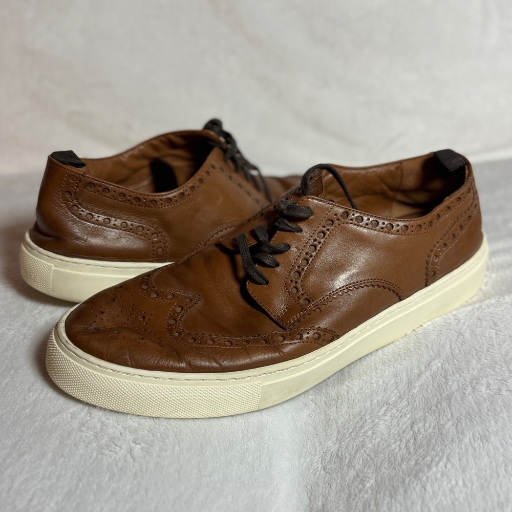 Cole Haan Grand Series Wingtip Brown/Caramel Sneakers Size 11M Leather C35600
